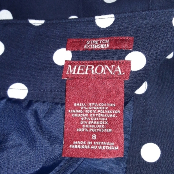 Merona | Polka Dot Pencil Skirt - Picture 4 of 7